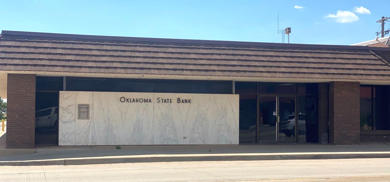 Side image of the Oklahoma State Bank